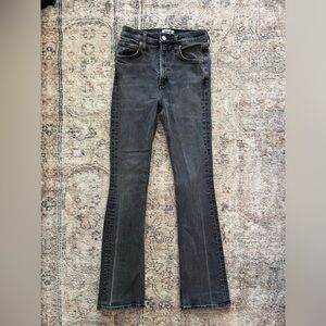 Agolde Grey Mini Flare Jeans Size 25